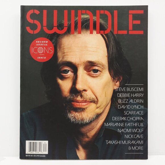 Swindle Art Magazine Icons Issue 2007 Buschemi David Lynch Romero Biafra Unread - Picture 1 of 9